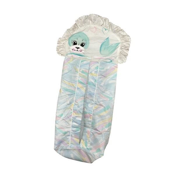 Handmade Handbags - Vintage Diaper Holder For Child's Nursery 80's/90's Funky Retro